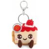 Prívesok na kľúče Keeleco na tašku Jahodová Torta 12 cm