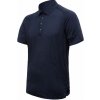 Polo pánske tričko kr.rukáv SENSOR MERINO ACTIVE deep blue L