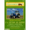 Papierový model 2x traktor Zetor 50 Super