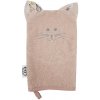 EKO Žinka bavlnená s uškami Cat Rose pink 20x15 cm