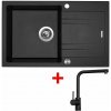 Sinks LINEA 780 XC Metalblack + Elka čierna matná