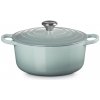 Le Creuset - Liatinový hrniec okrúhly s pokrievkou 26cm/5,3l Sea Salt