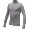 Pánske funkčné tričko s dlhým rukávom Sensor Merino Bold Roll Neck Grey XL