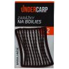 2ks - Zarážky na boilies UnderCarp hnedé