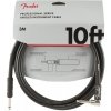 FENDER Professional Series Instrument Cable Straight-Angle 10 Black
