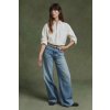 DŽÍNSY GANT WIDE LEG JEANS MID BLUE VINTAGE