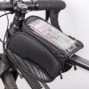 Púzdro Vodeodolná brašna na bicykel s odnímateľným m na telefón Forever čierne