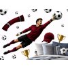 Nalepte.cz Futbalový brankár Sparty Praha úpravy na prianie futbalové nálepky na stenu list 75 x 55 cm