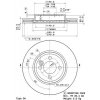 BREMBO Brzdový kotúč 09.A761.11