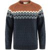 Fjällräven Övik Knit Sweater M dark navy/terracotta brown - L
