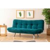 Atelier Del Sofa Malá rozkladacia pohovka Misa – Benzínovo zelená