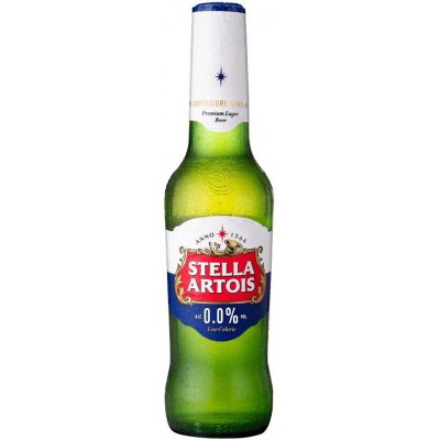 Stella Artois nealko 0% 0,33 l (sklo)