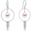 Náušnice ružové sa Swarovski Elements Eden KWRD581812R Rosaline