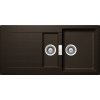 Granitový kuchynský drez SCHOCK Signus D-150 - s excentrom Farba: bronze