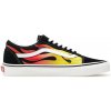 topánky VANS OLD SKOOL PRINT FLAME BLACK/BLACK/TRUE WHITE 40.5