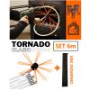 Rotačná kefa čistič komína TORNADO CLASIC set 6 m + darček vak zadarmo