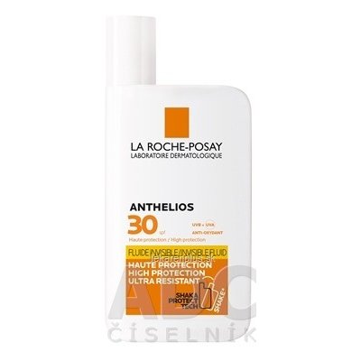 LA ROCHE-POSAY ANTHELIOS SHAKA FLUID SPF30 ultrafluidný opaľovací krém (inov. 2020) 1x50 ml