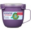 Sistema Microwave Hrnek na polévku 565 ml fialová
