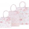 Artebene Kvalitné darčekové tašky SET/3 veľ. Wal rosé