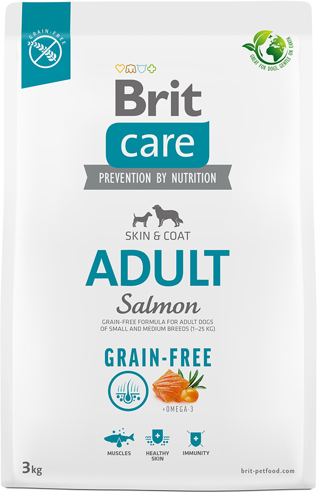 Brit Care Grain-free Adult Salmon & Potato 3 kg od 15,59 € - Heureka.sk