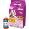 WHISKAS Junior chicken 14kg + LAB V Lososový olej pre psy a mačky 500ml