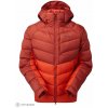 Rab Glaceon Pro Jacket pánska páperová bunda, tuscan red/dark horizon M