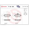 BREMBO Sada brzdových platničiek kotúčovej brzdy P 50 100