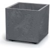 Květináč Prosperplast SIERRA SQUARE beton effect 38,5 cm šedý (DSI400E-425U)