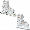 Raven Pulse white/gold detské korčule 2v1 - EU 37-40, dámský (se zoubky)
