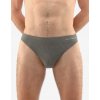 GINA Pánske bamboo slipy s úzkym bokom | 50004P - šedá biela, M/L