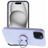 OEM Puzdro SILICONE RING pre IPHONE 15 fialové
