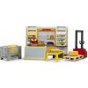 Bruder 62251 BWORLD Zásielkovňa DHL s príslušenstvom