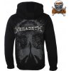 mikina s kapucňou METALSHOP ORIGINALS Megadeth Siete Atomic retail Čierna XXL