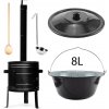 Perfect Home Set-6 Kotlíková súprava 8 L, 5 ks