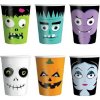 Papierové tégliky halloween monster 220ml 6ks - Party Pal