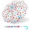 DERBY Kids Sky Transparent - průhledný dětský holový deštník transparentní 7265402