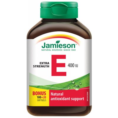 Jamieson Vitamín E 400 IU 120 kapsúl