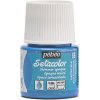 Pébéo Setacolor opaque farba na textil 69 shimmer electric blue 45 ml