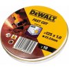 DT3507 DEWALT 10KS ŘEZNÝCH KOTOUČŮ NA NEREZ 125 X 1,0MM
