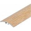 Oblý prechodový profil AL CEZAR - 37 x 5 x 930 mm - Samolepiaco-narážací - LW375w1 - Fólia Dub svetlý - 9341509