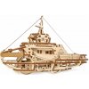 Ugears 3D drevené mechanické puzzle Remorkér