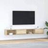 VidaXL TV stolíky 2 ks Dub Sonoma 100x31x25,5 cm Lepené drevo