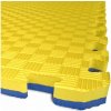 TATAMI PUZZLE podložka - Dvoubarevná - 100x100x4,0 cm, žlutá/modrá