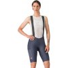 Castelli Unlimited Endurance W DT bibshort, Twilight blue Veľkosť: M Dámske letné nohavice s trakmi pre celodenné výjazdy na rôznych povrchoch