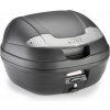 E340NT2 Vision kufr GIVI černý s čirými odrazkami (Monolock s vlastní plotnou), objem 34 ltr.