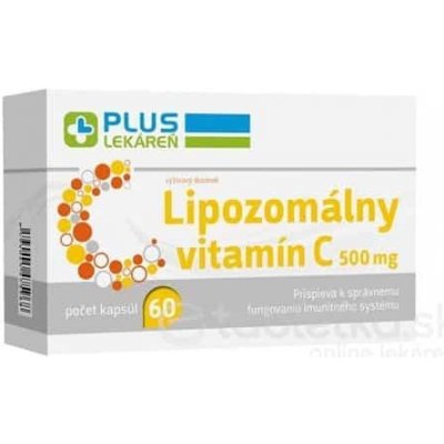 PLUS LEKÁREŇ Lipozomálny vitamín C 500 mg 60 cps od 19,14 € - Heureka.sk