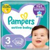 PAMPERS Active Baby 3 6-10 kg 152 ks