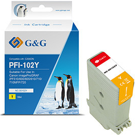 G&G Canon PFI-102Y - kompatibilný