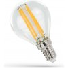 SPECTRUM - ŽiarovkaCLEAR - 4W - 510lm - 300° - 230V - Neutrálna biela / 4000°K - COG G45 E-14