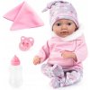 Bayer Design Reborn Baby panenka 38 cm růžová